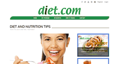 Desktop Screenshot of diet.com